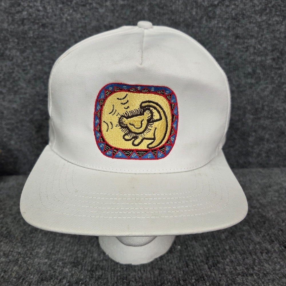 Disney The Lion King Simba Cap Hat RARE Vintage 90s Disney Snapback